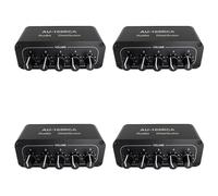 Kueohse 4X Distributeur Audio 5CH Mélangeur Audio Stéréo 1 Entrée 5 Sorties Répartiteur pour Amplificateur de Puissance Audio Actif