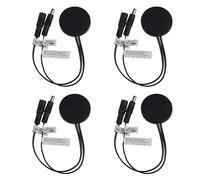 Kueohse 4X Interrupteur Tactile à Capteur LED en Panneau de Bois Interrupteur Caché Interrupteur Tactile pour Bande LED Noir