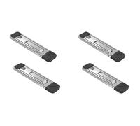 Kueohse 4X Mini Support Métallique Pliable Universel, Support de Base pour Ordinateur Portable, Support de Refroidissement Réglable et Fin pour Tablette D'Ordinateur Portable