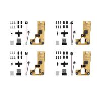 Kueohse 4X pour Le Kit de Souris sans d'impression 3D DIY Bamboo Lab Modèle 002 Composants de Souris D'Ordinateur avec Pièces et Matériel D'Imprimante