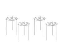 Kueohse 4X Support de Pivoine, Cage de Support de Pivoine, Support de Plante, Support de Plante en Croissance Adapté Aux Roses, Tomates, Orchidées