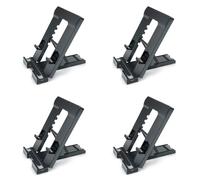 Kueohse 4X Support D'Ordinateur de Tablette de Bureau Support de Machine d'apprentissage de Bureau Portable Pliable en Plusieurs Étapes pour (Noir)