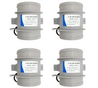 Kueohse 4X Ventilateurs de 4 Pouces pour Cale de Bateau, Ventilateur de Refroidissement, Ventilation de Cabine Marine 12 V, Camping-Car et Accessoires Marins