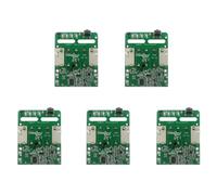 Kueohse 5 Pièces Carte de Circuit Imprimé de Protection de Charge de Batterie Li-Ion pour Support de Batterie au Lithium 18 V