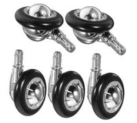 Kueohse 5 roulettes Pivotantes Robustes pour Chaise de Bureau Silencieuses pour Chaise D'Ordinateur