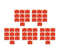 Kueohse 50 Pièces Connecteurs Modulaires Portables/Connecteurs Ethernet Carte de Module de Connecteur D'Adaptateur de Carte de Dérivation RJ45