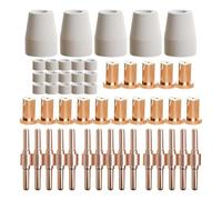 Kueohse 50 Pièces de Consommables de Coupeur Plasma PT-31 Étendus, Adaptés Aux Consommables de Coupe de Torche Plasma PT31