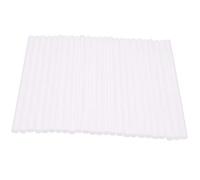 Kueohse 50 PièCes Tiges de Goujon en Plastique Blanc pour la Construction et L'Empilement de Gâteaux à Plusieurs Niveaux (0,4 Pouce de DiamèTre 9,5 Pouces de Longueur)
