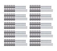 Kueohse 500 Pièces le Support de Coin Série 2020 Profilé en Aluminium de Connecteurs pour 6 mm Fente Profilé en Aluminium Accessoires