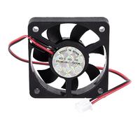 Kueohse 50mm 12V 2Pin 4000RPM Palier a Douille PC Boitier Refroidisseur CPU Ventilateur de Refroidissement