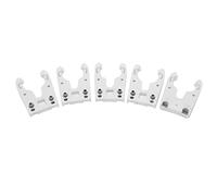 Kueohse 5PCS / Lot ISO30 Pince de Fer Porte-Outil + Griffe en Caoutchouc Anti-Flamme ABS
