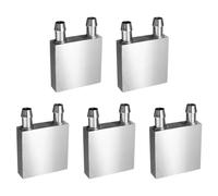 Kueohse 5X Refroidisseur d'eau en Aluminium 40X40X12Mm de Bloc de Refroidissement par Eau pour Le Radiateur de CPU D'Ordinateur