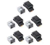 Kueohse 5X Relais Électromagnétique Terminal HH54P de Borne de Pin de la Tension 4PDT 14 de Bobine de CC 24V