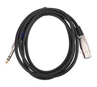 Kueohse 6,35 Mm 1/4 Pouce TRS Vers XLR Mâle à Câble 3 Broches Fiche Câble de Microphone StéRéO Câble Audio (6 Pieds)
