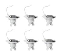 Kueohse 6 Pièces 8 Trous Bateau Gonflable Couvercle de Soupape d'air Gonflable Bouchon de Soupape d'air Bateau Kayak Accessoires