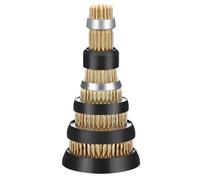 Kueohse 6 Pièces Grenouilles à Fleurs Rondes en Laiton Grenouilles Florales Porte-Fleurs Vase Japonais Kenzan Arrangeur de Fleurs Outils Fixes de Fleurs