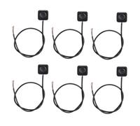 Kueohse 6 Pièces Interrupteur Momentané Bouton Poussoir Momentané Interrupteur Marche/Arrêt 12 V 24 V en Mini Interrupteur à Bouton Installation Facile