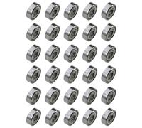 Kueohse 606Z 6 X 17 X 6mm Metal Miniature Roulements Rigides A Billes 30 Pcs