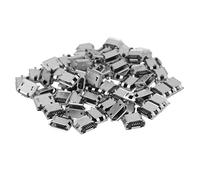 Kueohse 60Pcs Connecteur De Socket Dip SMD Micro-USB Type B 5 Broches SMT Placement
