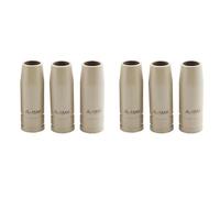 Kueohse 6Pcs 15AK Revêtement Protection Buse Torche Buse Gaz Pointe 15AK Antiadhésif Soudure Laitier Buse Torche Soudure Style EURO