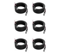 Kueohse 6X Câble Vidéo de Caméra de Voiture à 4 Broches avec Ligne de Déclenchement Inversée pour Caméra de Recul, D'Extension de Cordon D'Aviation 10 M