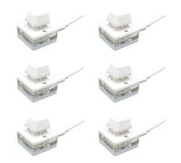 Kueohse 6X Clavier de Raccourci à 1 Touche USB Clavier Macro Programmable Personnalisé Touche de Raccourci Souris Bouton à Une Touche Mini Clavier RVB