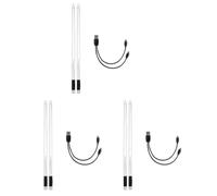 Kueohse 6X Pilons Électroluminescents à LED 15 Dégradés de Couleurs Rechargeables USB + Interrupteur Électroniques pour Performances sur Scène