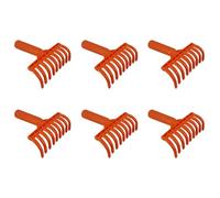 Kueohse 6X Têtes de Râteau à Olives 9 Dents Râteau Multifonction en Plastique Pelle Râteau de Cueillette D'Olives Outils de Jardinage Diamètre Intérieur 2,5 cm