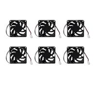 Kueohse 6X Ventilateur de Refroidisseur de Boîtier D'Ordinateur 3PIN 12V 7CM 70MM Ventilateur de Refroidisseur de Processeur PC