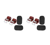 Kueohse 8 Paquets de Pièces Rechange pour Échasses pour Cloisons Sèches,Coussinets D'Échasses Confortables, Bandes Protection Rembourrées pour Jambes, Sangles de Jambe Réglables en Nylon