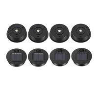 Kueohse 8 Pcs Lampes Solaires Remplacement Top Lanterne Solaire Pièces LED Panneau Solaire Lanterne Couvercle Lumières pour Décor Suspendu Extérieur