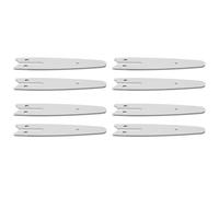 Kueohse 8 Pièces 4 Pouces Mini Plaque de Guidage de Tronçonneuse Barre de Guidage de Remplacement pour Accessoires de Pièces de Tronçonneuse Électrique 4 Pouces