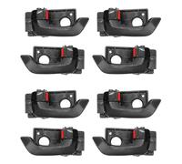 Kueohse 8 Pièces Séries Poignée de Porte Intérieure Gauche Droite pour 2.4L 2.7L 2006-2010 82620-2G000 82610-2G000-B Accessoires Intérieurs