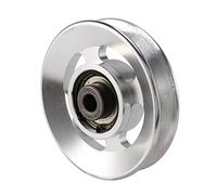 Kueohse 88 mm en aluminium pour soulever le lourd roulement de charge Poulie Roue Câble Gym Équipement Pièce pour l'escalade Camping Sport