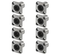 Kueohse 8X Douilles Embase Carree Longue Roulement Lineaire 12mm X 21mm X 30mm