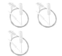 Kueohse 9 Pièces Cor Français Trombone Trompette Ensemble de Nettoyage en Acier Inoxydable Brosse en Nylon Brosse de Nettoyage pour Instruments de Musique