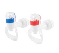 Kueohse à Poussoir de Rechange pour Distributeur d'eau - Embout Bleu et Rouge pour Eau Froide et Chaude