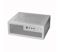 Kueohse A09 HTPC Boîtier D'Ordinateur Mini ITX Châssis de PC de Châssis de Bureau USB3.0 Type-C Boîtier D'Ordinateur Boîtier D'Ordinateur Domestique Facile à Installer Argent