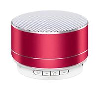 Kueohse A10 Mini Enceinte Bluetooth Portable Subwoofer Extérieur Supporte Carte TF Rouge