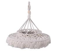 Kueohse Abat-Jour en Macramé Boho Suspendu Pendentif LumièRe Couverture Moderne Bureau Chambre Salon PéPinièRe BohèMe DéCor à