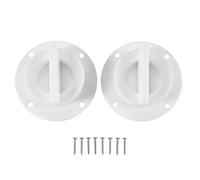 Kueohse Accessoires de Remplacement de Bouchon de Bonde de Bouchon de Vidange de Soupape de Vidange de Pont de Pont de Tableau de Bord de Bateau en Nylon Blanc Universel