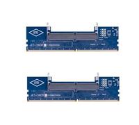 Kueohse Adaptateur de Mémoire RAM 2PCS de So-DIMM DDR4 pour Ordinateur Portable à DIMM PC, Carte de Test RAM pour Ordinateur Portable à Bureau.