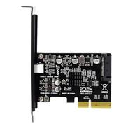 Kueohse Adaptateur D'Extension PCI-Express 4X Type-C sans Pilote avec Carte ASM3242, USB 3.2 Gen 2X2 (20 Gbps).