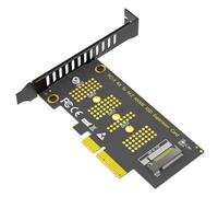 Kueohse Adaptateur SSD M.2 NGFF NVMe vers PCI-E 3.0 4X, Carte D'Extension PCIE 4X vers SSD M.2 NVMe