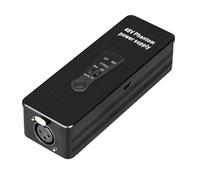 Kueohse Alimentation Fantôme 48 V 12 V avec Interrupteur Rechargeable et Portable pour Microphones à Condensateur, Préampli Microphone, Studio D'Enregistrement