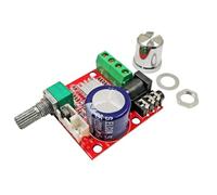 Kueohse Amplificateur Stéréo Hi-FI Mini 12V PAM8610 Carte 2X10W Double Canal pour Projets Audio DIY