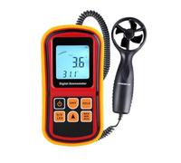 Kueohse Anémomètre Numérique GM8901, Indicateur de Vitesse Du Vent, Mesure de la Température, Thermomètre Portable 45 M/S.