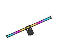 Kueohse Barre Lumineuse LED pour Écran de Moniteur PC RGB, Bande Lumineuse pour et Lecture, Bande Lumineuse de Table Dimmable, Lampe D'Atmosphère RGB avec Contrôle de la Luminosité Réglable, Noire