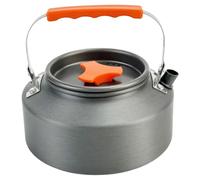 Kueohse Batterie de Cuisine pour Camping en Plein Air 1,1 L en Alliage D'Aluminium à Eau Théière Voyage Randonnée pour Tourisme en Plein Air Pique-Nique Vaisselle