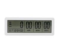 Kueohse Big Digital Countdown Days Timer Clock - 999 Days Count Down Clock Timer pour Graduation Lab Kitchen (Blanc)